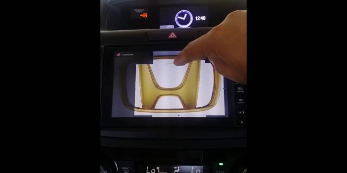 1280x720 Honda Cr-V how to load wallpaper on the imid device