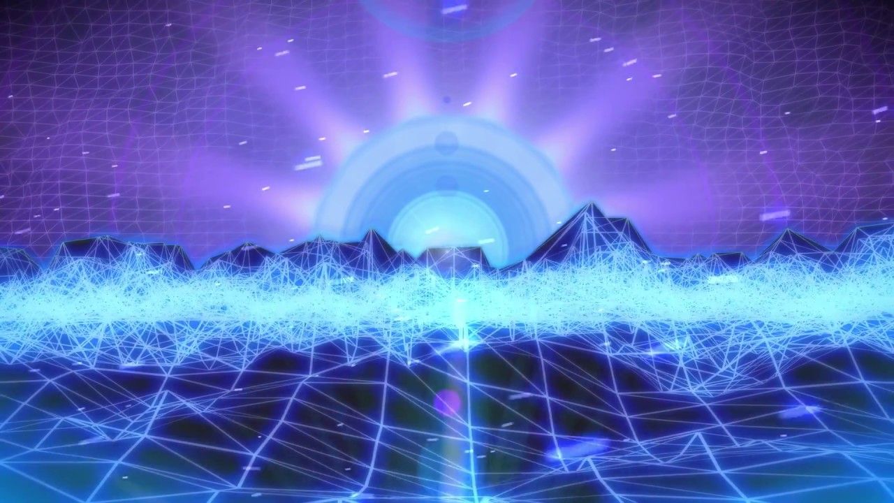 1280x720 4K 80's RETRO Style ░▄▀▀▀▄░ Wire-Frame Landscape ░▀▄░ Live Wallpaper