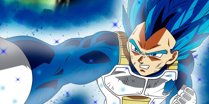 3840x2160 Anime Dragon Ball Super Vegeta SSJ Blue Full Power, HD Anime, 4k