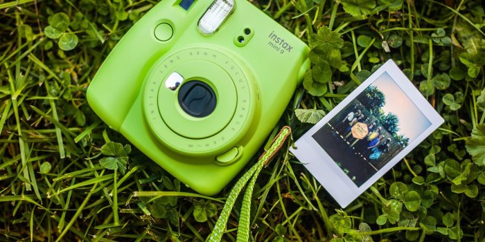 1920x1080 Fujifilm Instax Mini 9 Instant Camera On Grass Free Download