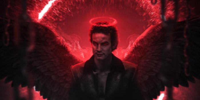 3500x1969 2048x2048 Lucifer Digital Art 4k Ipad Air HD 4k Wallpapers, Images