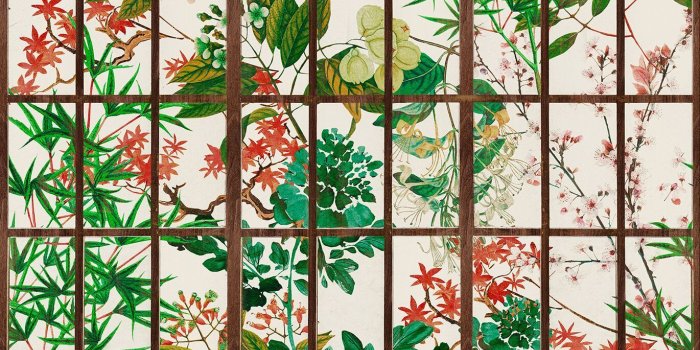 1370x1370 Japanese Garden Wallpaper – April & The Bear