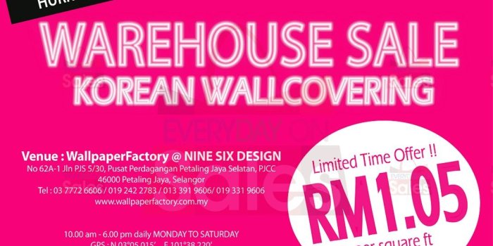 1088x831 1-31 Mar 2014: Korean Wallcovering Warehouse Sale Clearance for