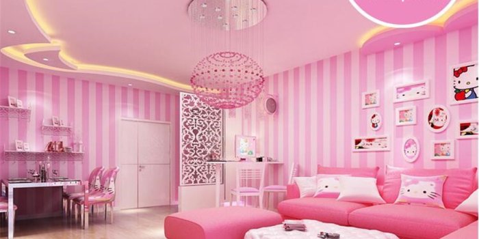 1000x800 US $30.56 39% OFF|beibehang Modern simple Korean striped wallpaper pink  warm child room bedroom non woven wallpaper papel de parede wall paper-in 