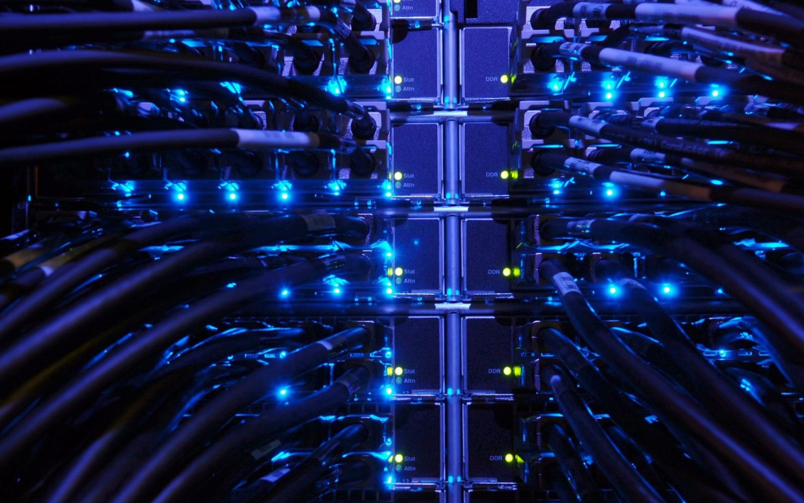 1920x1200 Wallpaper Network connection, web cable, light 1920x1200 HD Picture