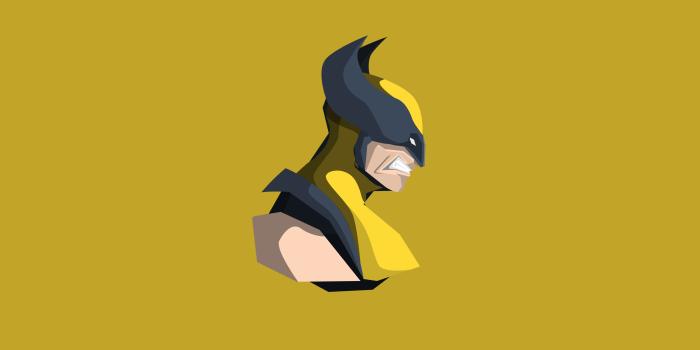 4445x2480 Wolverine Minimalism 4k, HD Superheroes, 4k Wallpapers, Images