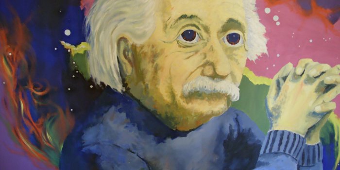 3648x2736 psychedelic, LSD, Albert Einstein, artwork :: Wallpapers
