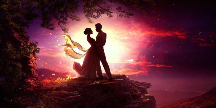 2661x1497 Dancing Couple In Moonlight, HD Love, 4k Wallpapers, Images