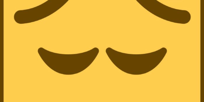 1080x2340 OnePlus 6t disappointed emoji wallpaper with border : phonewallpapers