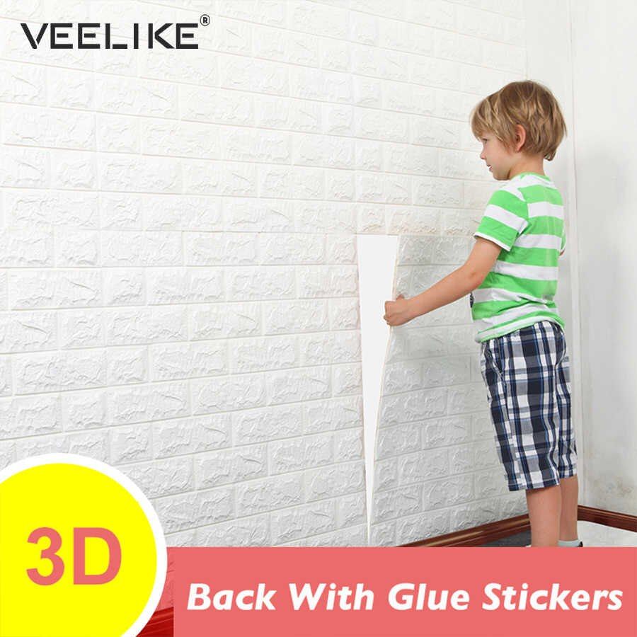 900x900 PE Foam 3D Wall Panel Sticker Safety Home Decor DIY Self adhesive