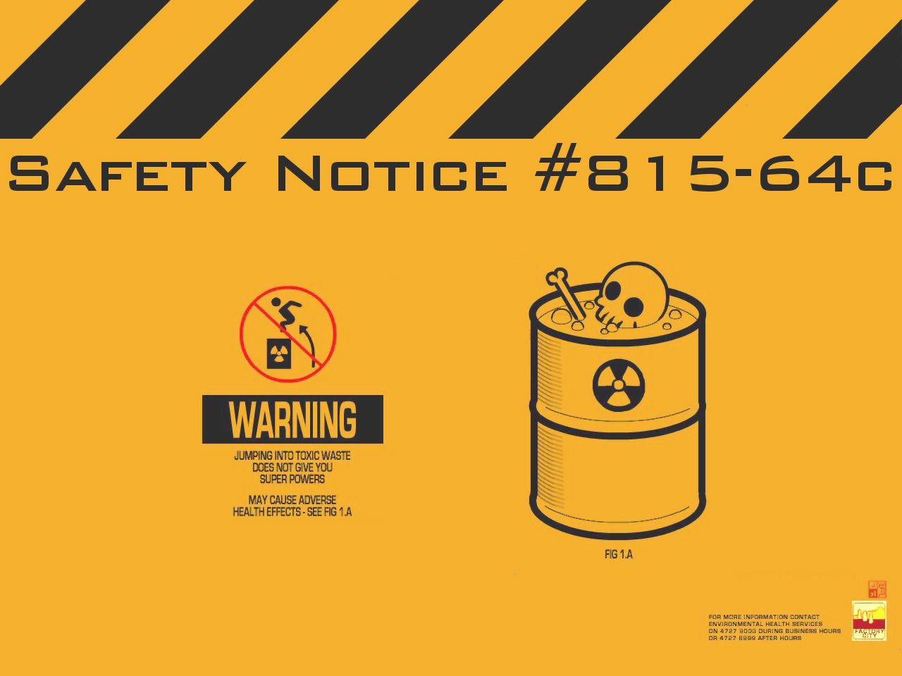 1280x960 Toxic Waste Warning Wallpaper | MyConfinedSpace