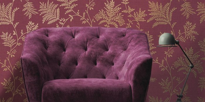 1000x1000 Elsie by Albany - Burgundy - Wallpaper - 65464
