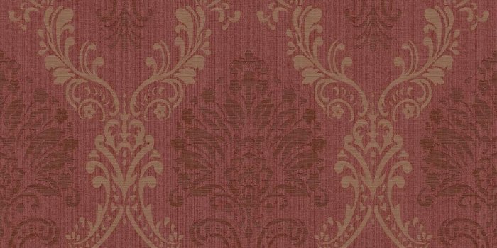 1000x1000 FD8429 Burgundy Brown Framed Medallion Damask Wallpaper - Yard