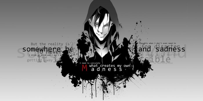 2560x1440 Man wearing hoodie wallpaper, anime, Papa Roach, lyrics HD wallpaper