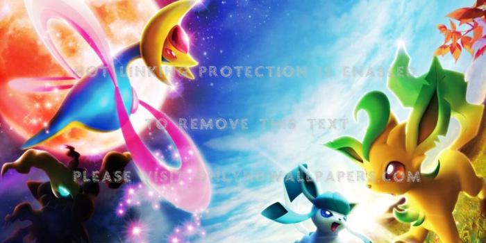 1280x960 Pokemon eevee leafeon glaceon