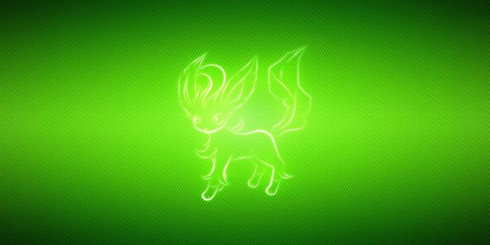 1332x850 Wallpaper line, image, pokemon, pokemon, leafeon images for desktop