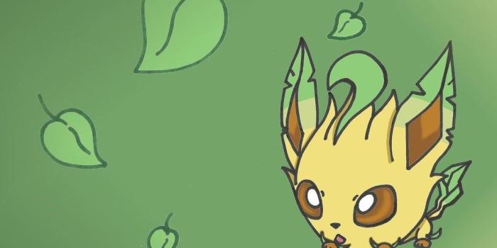 1017x785 Chibi Leafeon Wallpapers By Flareonsk8r On DeviantArt Desktop Background