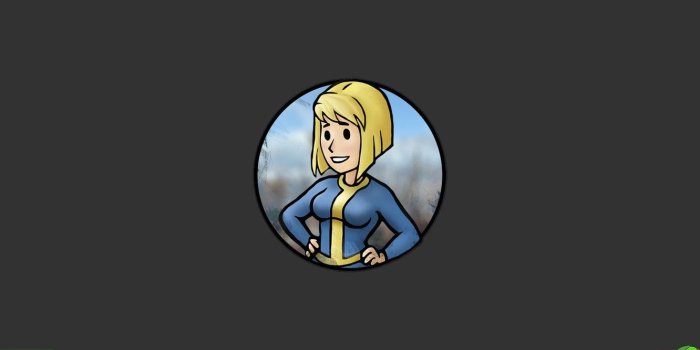 1332x850 Wallpaper background, the game, minimalism, fallout 4, vault-girl