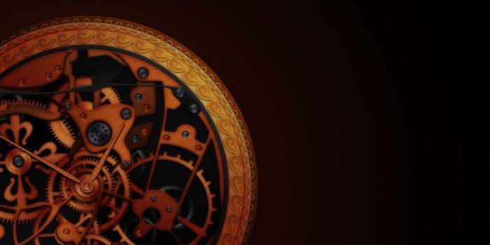 1920x1080 Brown skeleton watch, artwork, clocks, clockwork, gears HD wallpaper