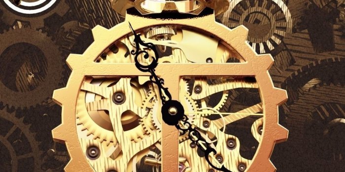 1400x1400 Clockwork Wallpaper | CGTrader