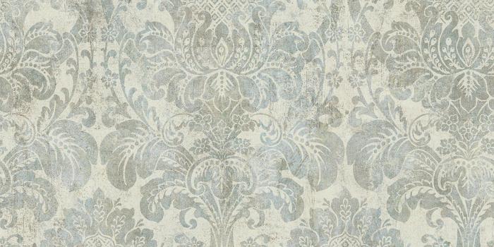 1200x1229 Distressed Damask Wallpaper in Plated from the Vintage Home 2