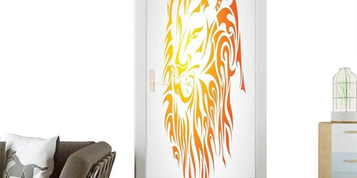 1000x1000 Amazon.com: Homesonne Door Sticker Wallpaper Zodiac Sign Pla