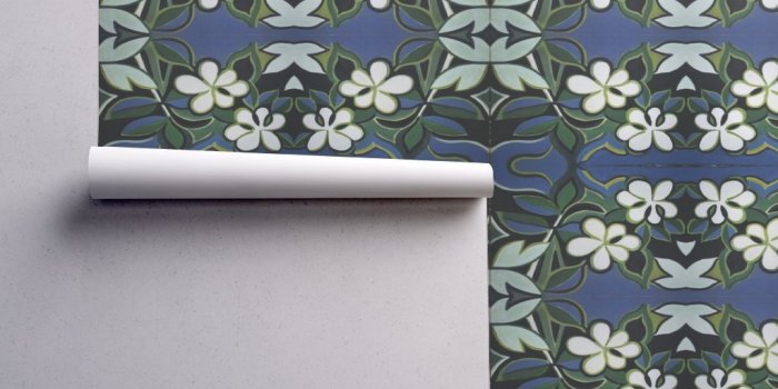 1024x1024 Dogwood PLA 028 18Wx12H wallpaper - cjmathewsart - Spoonflower