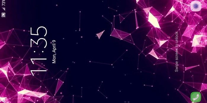 1280x720 Space Particles 3D Live Wallpaper