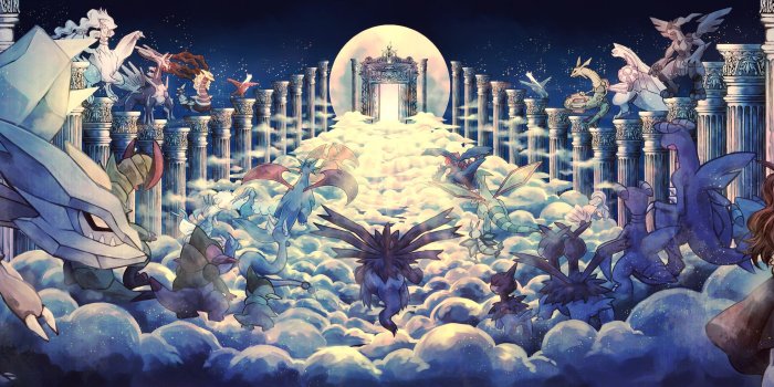 3000x1185 HD wallpaper: Movie, Pokémon: Arceus And The Jewel Of Life, Arceus