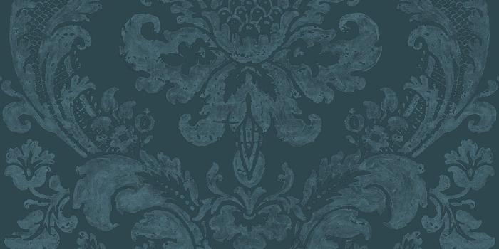 1200x1200 Shadow Blue Damask Wallpaper