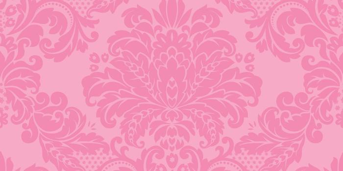 1100x1320 Pink Damask Wallpaper, Muffin & Mani | Milton & King