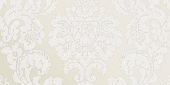 1250x1280 Advantage by Brewster 2834-42232 Advantage Metallics Margot Cream Damask  Wallpaper