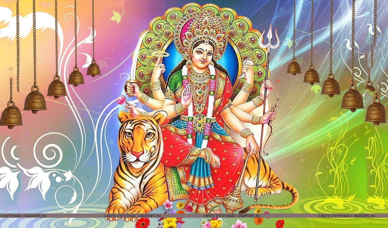 1361x800 Free download unique Goddess Durga Images, god wallpaper, god images