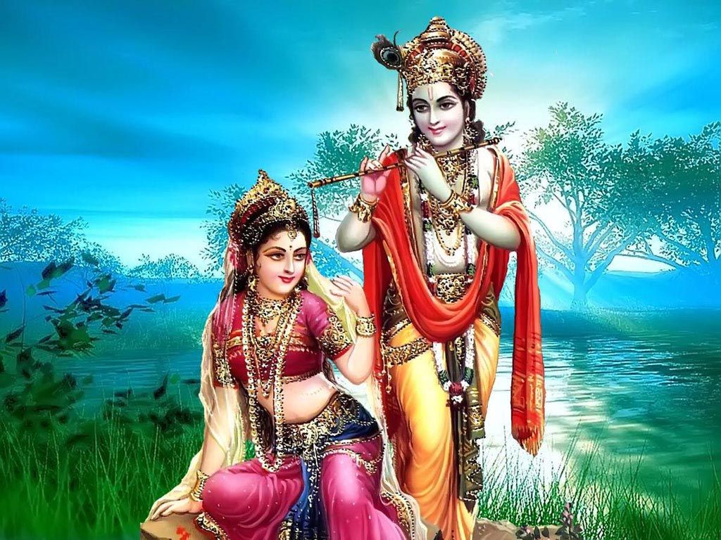 1024x768 God Radha Krishna Wallpaper Free Download