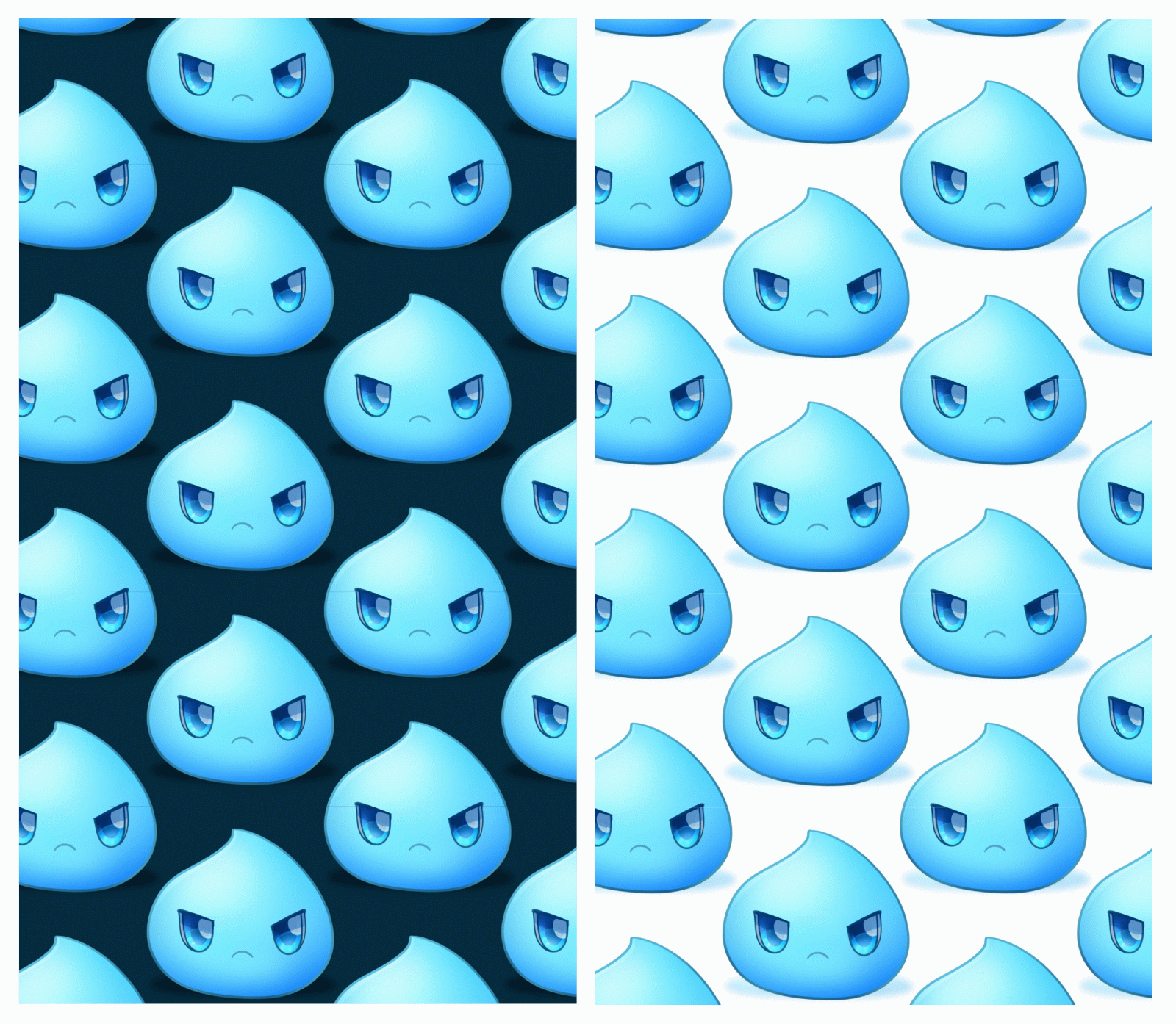 5970x5202 Slime Monster Phone Wallpaper! (by JessicaFreaxx) Downloadable in