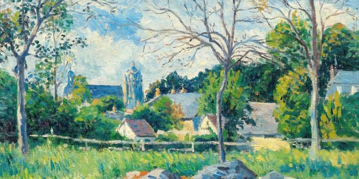 1332x850 Wallpaper 1896, French Neo-impressionist artist, Maximilien Luce