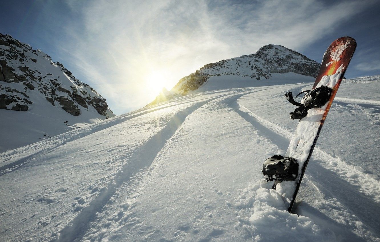 1332x850 Wallpaper MOUNTAINS, TOPS, SNOW, WINTER, SPORT, SLOPE, SNOWBOARD