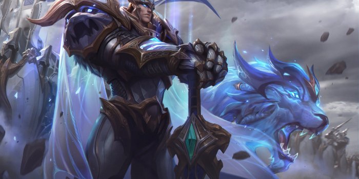 4096x2416 God-King Garen | LoL Wallpapers
