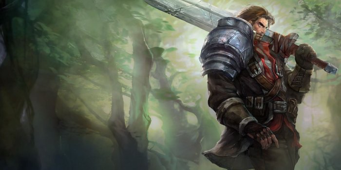 1215x717 Garen - League of Legends Wallpapers