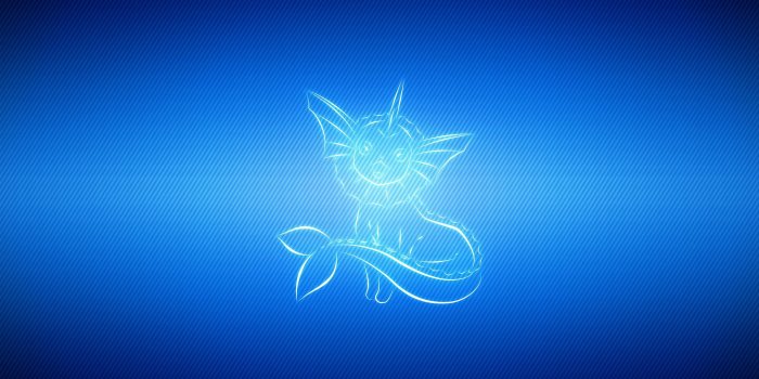 2560x1600 3398057 Vaporeon, Light, Line, Pokemon blue wallpaper and background