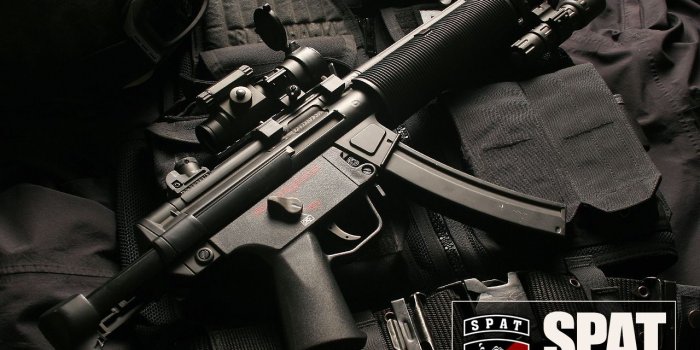 1280x1024 Free download machine gun 5 MP5 wallpaper weapons SPAT SWAT