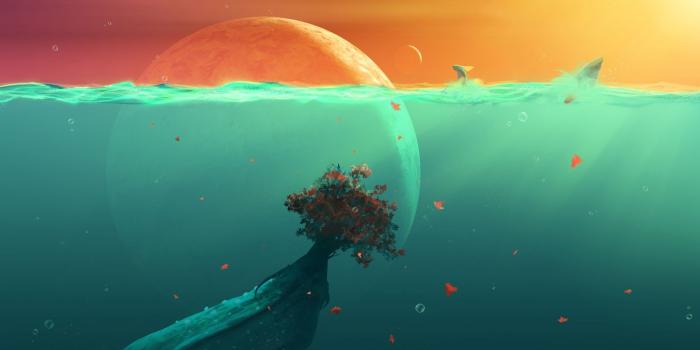 1920x1080 Deep Ocean Planet Fish [1920x1080] : wallpaper