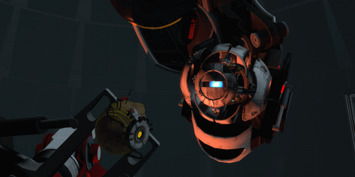1366x768 Free download Portal 2 Wallpaper Wheatley Comportal 2 wallpaper
