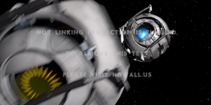 1366x768 outer space portal wheatley