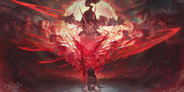 1600x900 Red Shadow 动态壁纸 by Potato菌 [Wallpaper Engine Anime]