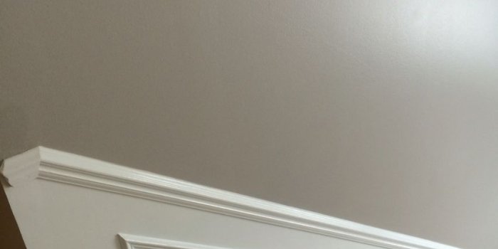 852x1136 Stairway complete | Requisite gray (Sherwin Williams) | Hallway