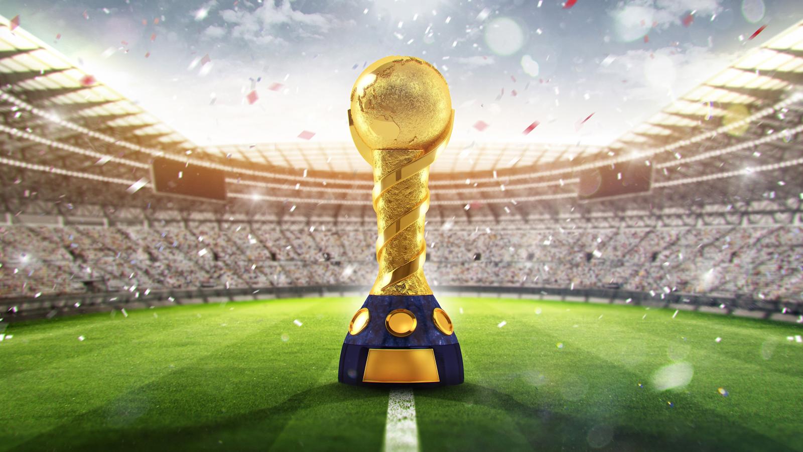 7111x4000 FIFA World Cup Russia 2018 Trophy, HD Sports, 4k Wallpapers, Images