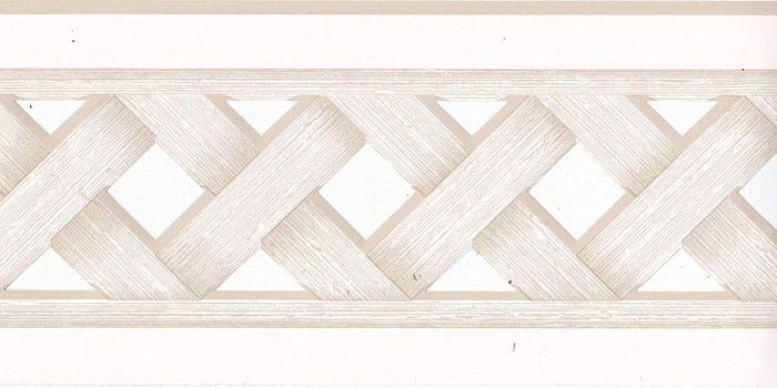1500x727 Sherwin-Williams Wallpaper Border 3508272 Ecru Basketweave with