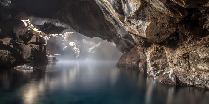 5120x2160 Grjotagja cave, Thermal Spring, Iceland ❤ 4K HD Desktop Wallpaper