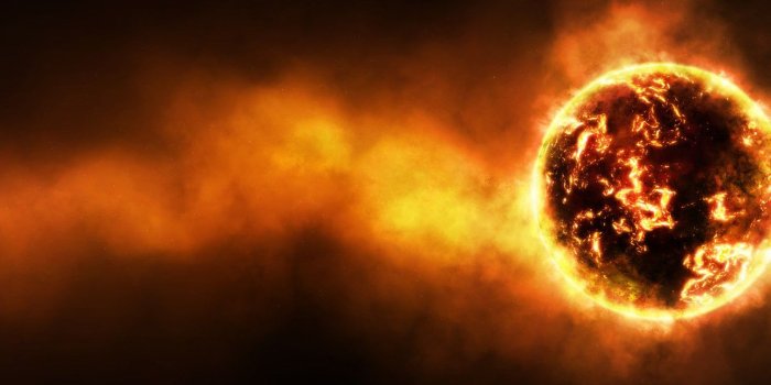 1332x850 Wallpaper radiation, temperature, cataclysm, the red-hot planet